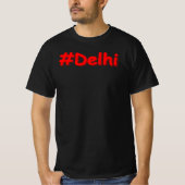 "#Delhi" Cute Design. Bestel nu T-shirt (Voorkant)