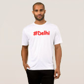 "#Delhi" Cute Design. Bestel nu T-shirt (Voorkant volledig)