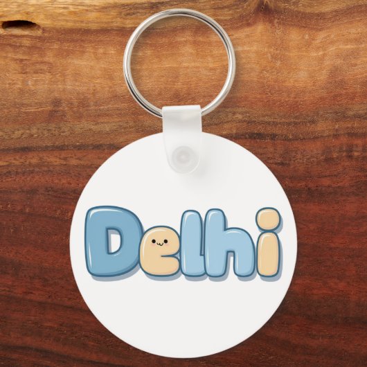 Delhi dilli sleutelhanger (Achterkant)