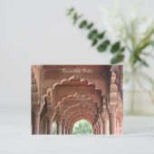 delhi fort archways briefkaart (Staand voorkant)
