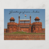 delhi fort briefkaart (Voorkant)