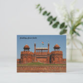 delhi fort briefkaart (Staand voorkant)