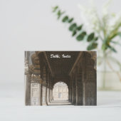 delhi fort marmer briefkaart (Staand voorkant)