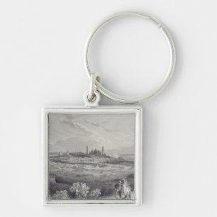 Delhi, gegraveerd door Edward Paxman Brandard Sleutelhanger