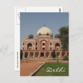 delhi humayun tomb briefkaart (Voorkant / Achterkant)