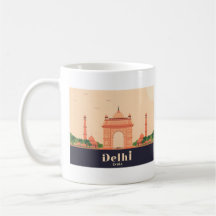 Delhi India Pastel Reisontwerp