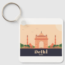 Delhi India Pastel Reisontwerp