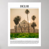 Delhi - India Poster (Voorkant)