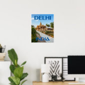 Delhi, India Poster (Thuiskantoor)