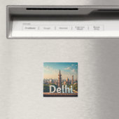 Delhi India Reisontwerp 🗺️ Magneet (Insitu (Vaatwasser))