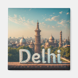 Delhi India Reisontwerp 🗺️ Magneet