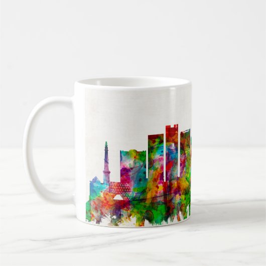 Delhi India Skyline Koffiemok (Links)