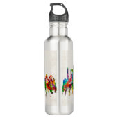 Delhi India Skyline Waterfles (Achterkant)