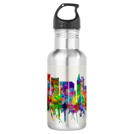 Delhi India Skyline Waterfles (Voorkant)