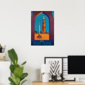 Delhi Kunst India Reisposter Indiase Print (Thuiskantoor)