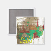 Delhi Magneet (Voorkant / Achterkant)