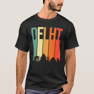 Delhi skyline Indische stad Hindi Desi Design T-shirt