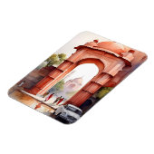 Delhi waterverf kunst magneet (Linkerzijde)