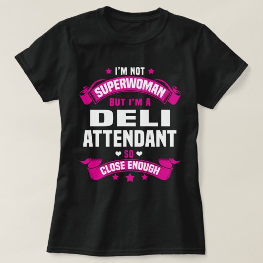 Deli Attendant T-shirt (Design voorkant)