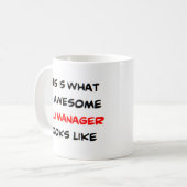 deli Manager, geweldige Koffiemok (Voorkant links)