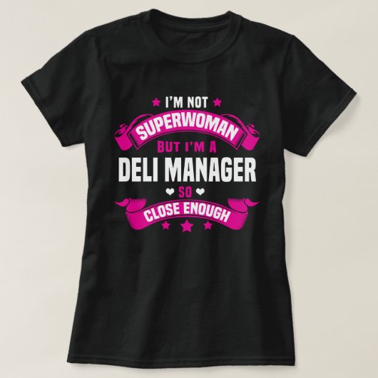 Deli Manager T-shirt (Design voorkant)