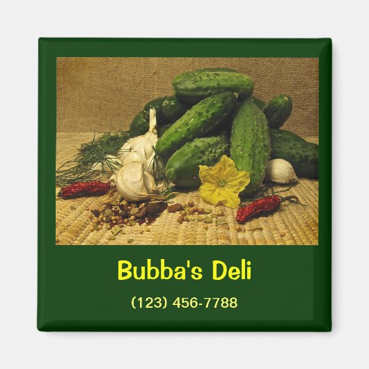 Deli Pickles Magneet (Voorkant)