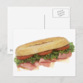 Deli Sandwich Briefkaart (Voorkant / Achterkant)