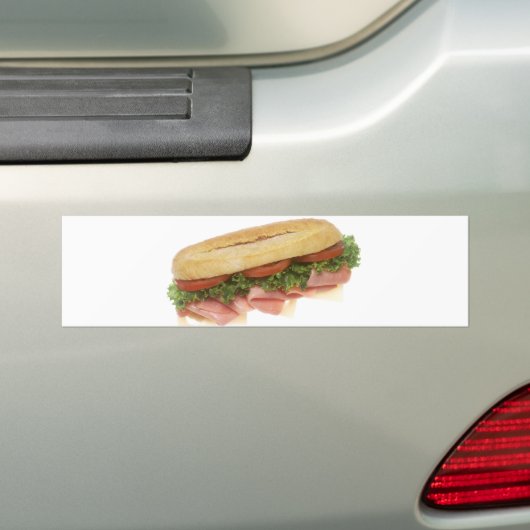Deli Sandwich Bumpersticker (Op auto)