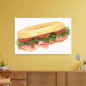 Deli Sandwich Canvas Afdruk (Insitu (Woonkamer))
