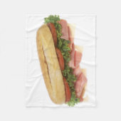 Deli Sandwich Fleece Deken (Voorkant)