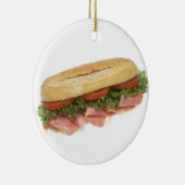 Deli Sandwich Keramisch Ornament (Rechts)