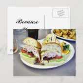 Deli Sandwiches Briefkaart (Voorkant / Achterkant)