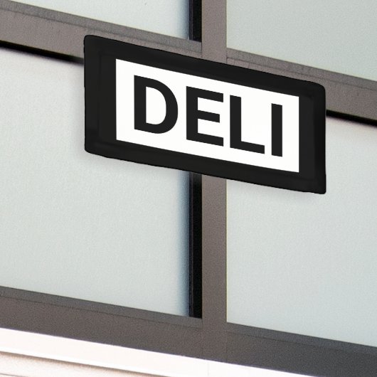 DELI SIGN BANNER (Buitenkant Gebouw)