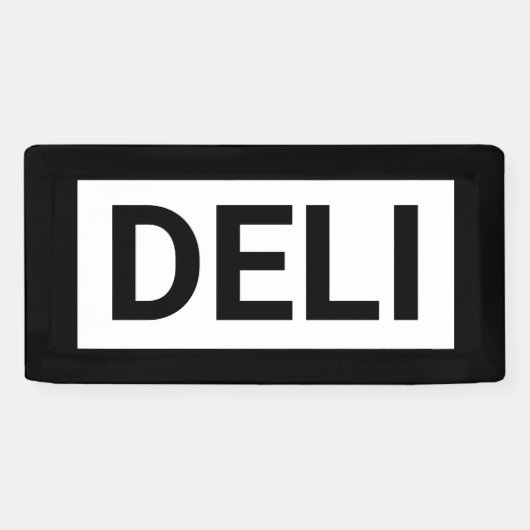 DELI SIGN BANNER (Horizontaal)