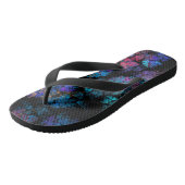 Deliate bladornamenten - fractal teenslippers (Schuin)
