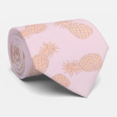 delicaat anananas patroon stropdas (Opgerold)