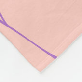 delicaat bladraster fleece deken (Hoek)