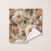  delicaat bloemmotief. bad handdoek (Wasdoekje)
