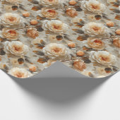  delicaat bloemmotief. cadeaupapier (Hoek)