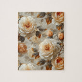  delicaat bloemmotief. legpuzzel (Verticaal)