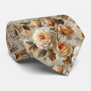  delicaat bloemmotief. stropdas