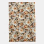  delicaat bloemmotief. theedoek (Verticaal)
