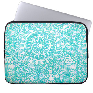 delicaat bloemrooster laptop sleeve