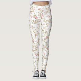 Delicaat Bloesem Vine Bloemen Patroon Leggings