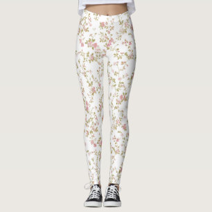 Delicaat Bloesem Vine Bloemen Patroon Leggings
