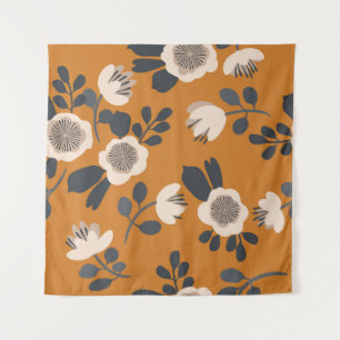Delicaat Botanisch bloemmotief Wandkleed