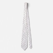 Delicaat bruin blad stropdas (Voorkant)