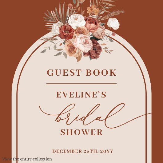 Delicaat gebrand sinaasappel pampas boho gastenboe gastenboek