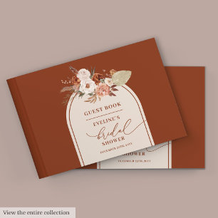 Delicaat gebrand sinaasappel pampas boho gastenboe gastenboek