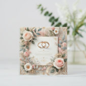 delicaat goudaccent feestdagenkaart (Staand voorkant)